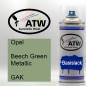 Preview: Opel, Beech Green Metallic, GAK: 400ml Sprühdose, von ATW Autoteile West.